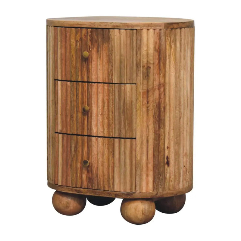 Soba - Ball Drawer Bedside Table by HouseOfZazla