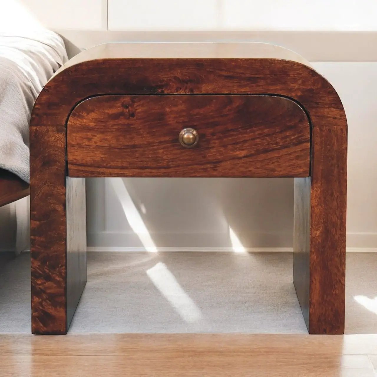 Disc Nightstand - Walnut by Unique Piece Furniture