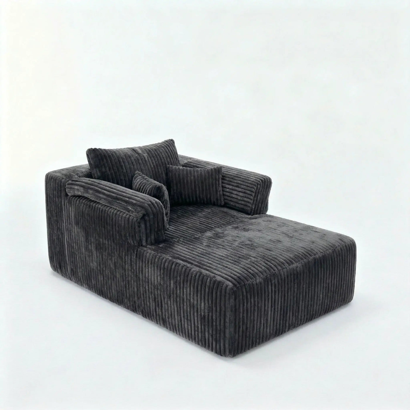 Chaise Lounge Chair, Deep Seat Sleeper Couch For Living Room by HouseOfZazla
