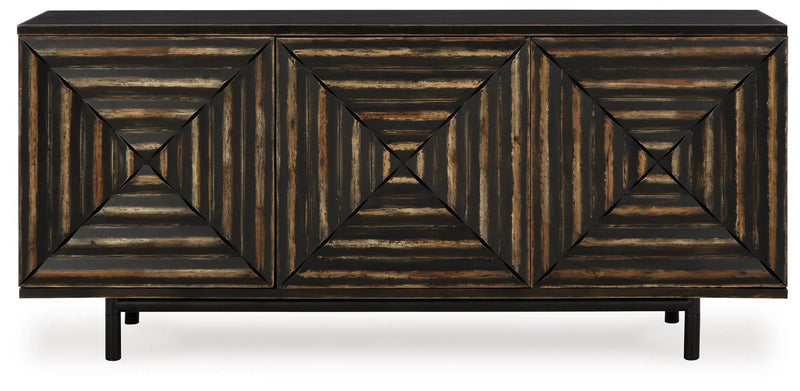 Fair Ridge - Accent Cabinet - Distressed Black by Unique Piece Furniture