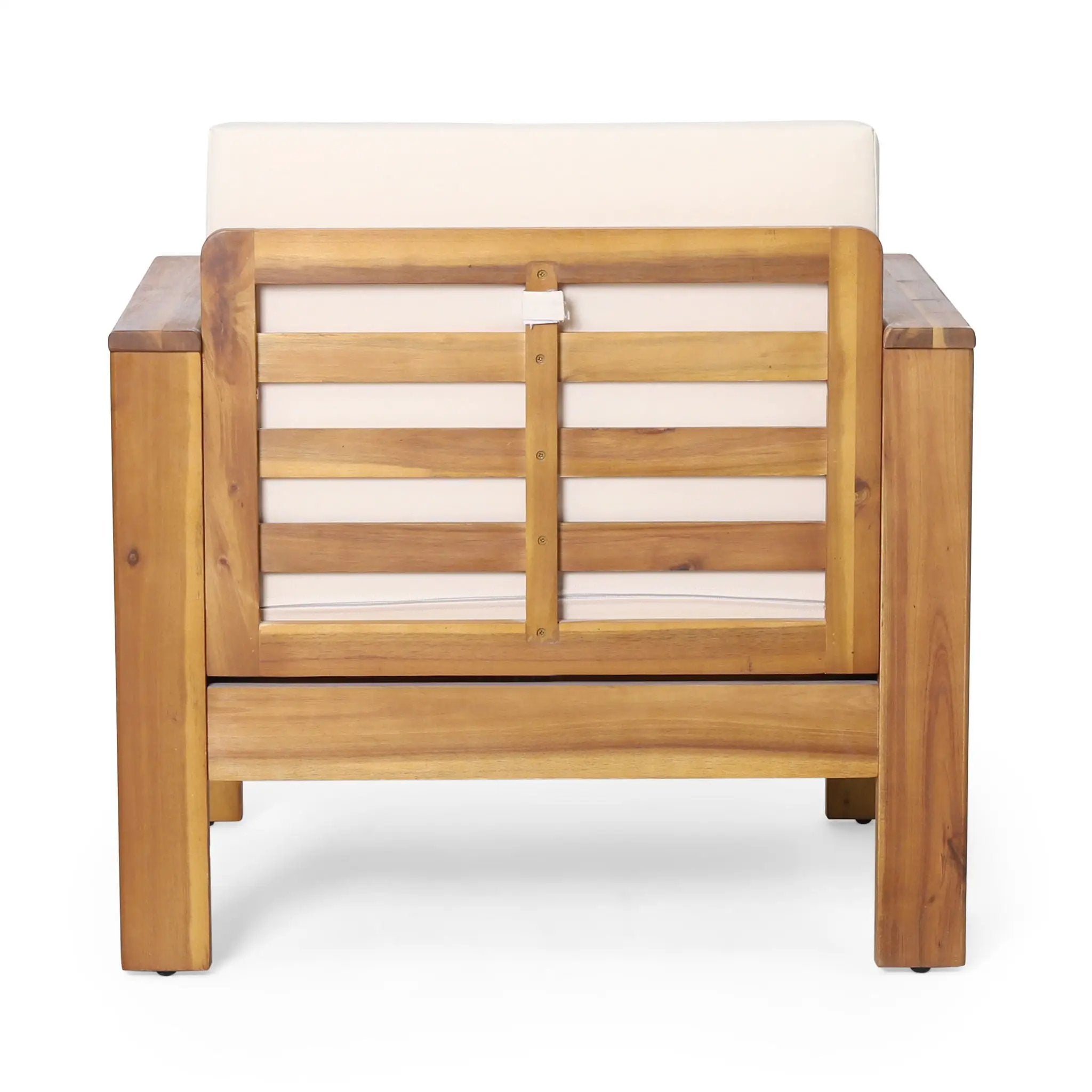 Slat Design Club Chairs With Cushions by HouseOfZazla