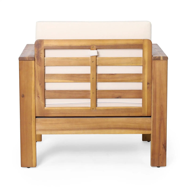 Slat Design Club Chairs With Cushions by HouseOfZazla