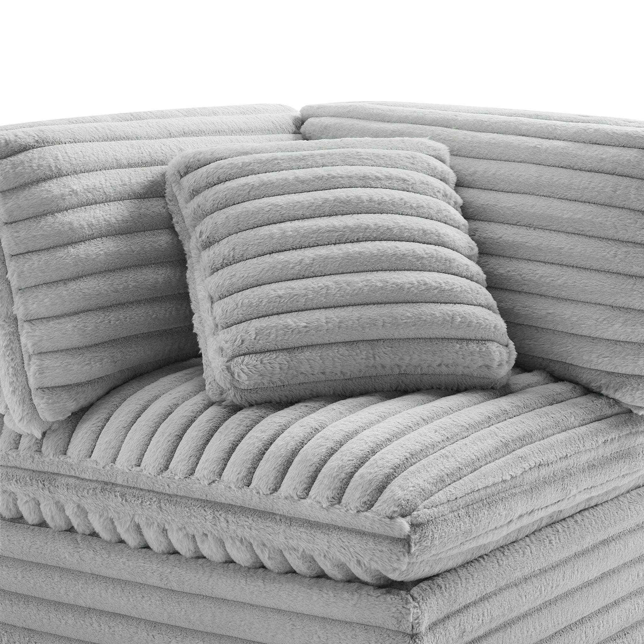 Jenny - 2 Piece Sofa Sectional - Gray by HouseOfZazla