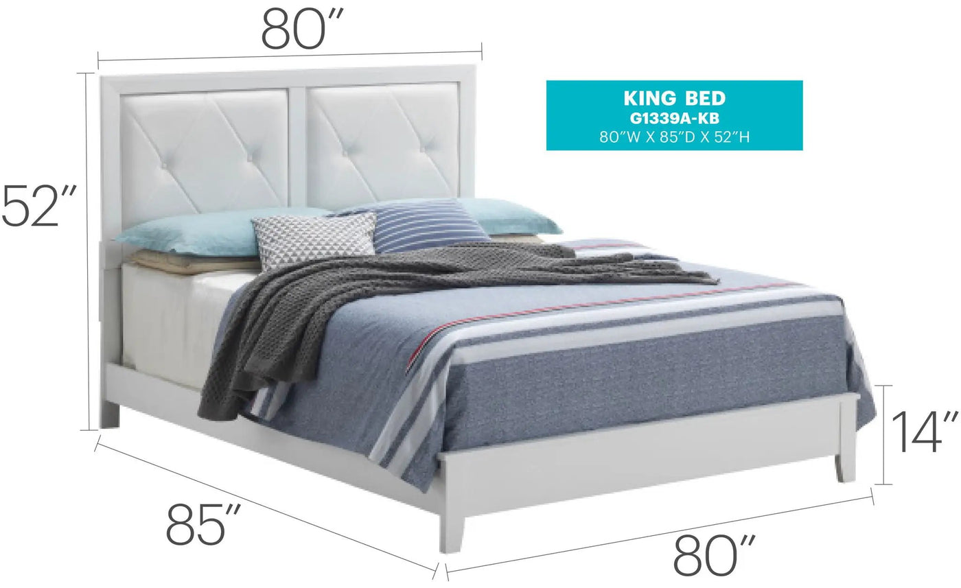 Padded Headboard Bed by HouseOfZazla