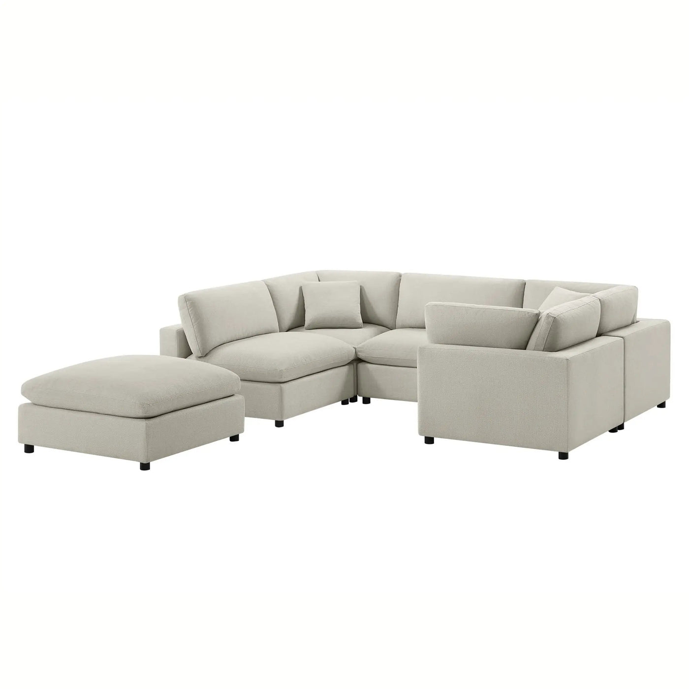 Cassandra - Sofa With Ottoman by HouseOfZazla