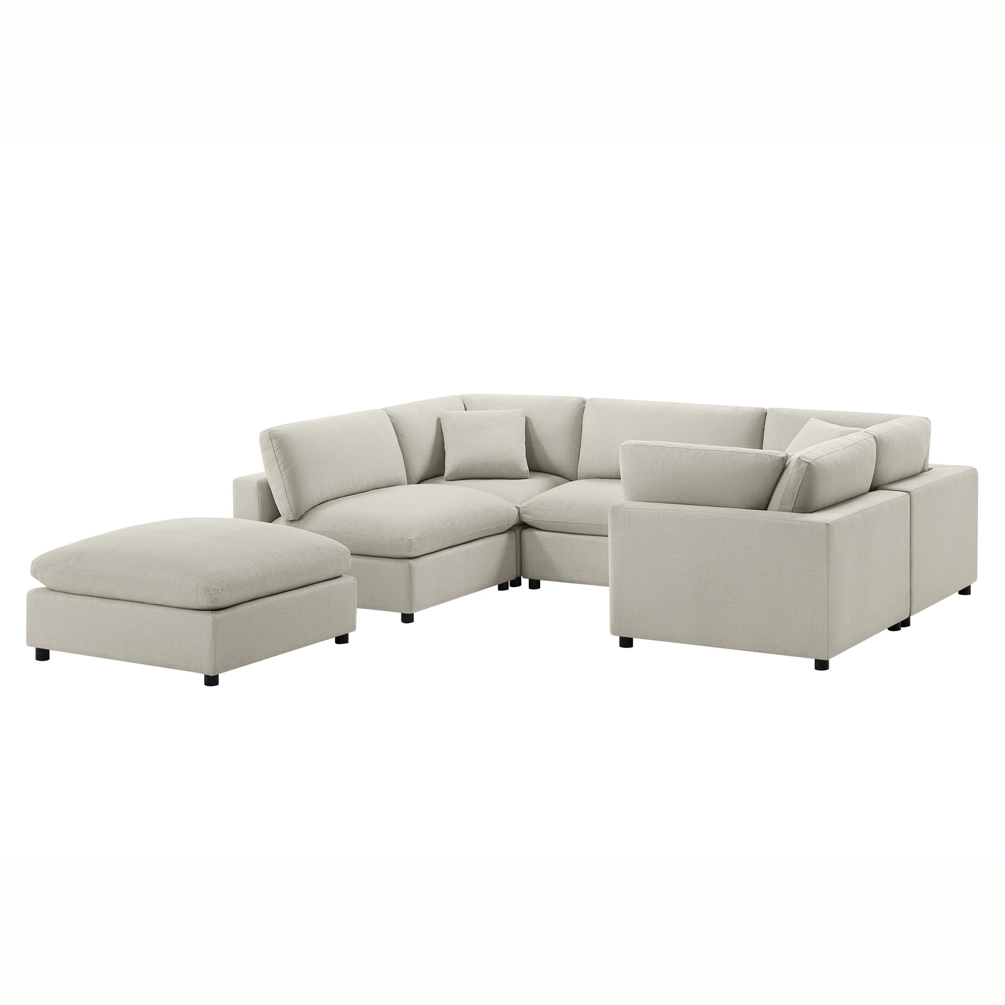 Cassandra - Sofa With Ottoman by HouseOfZazla