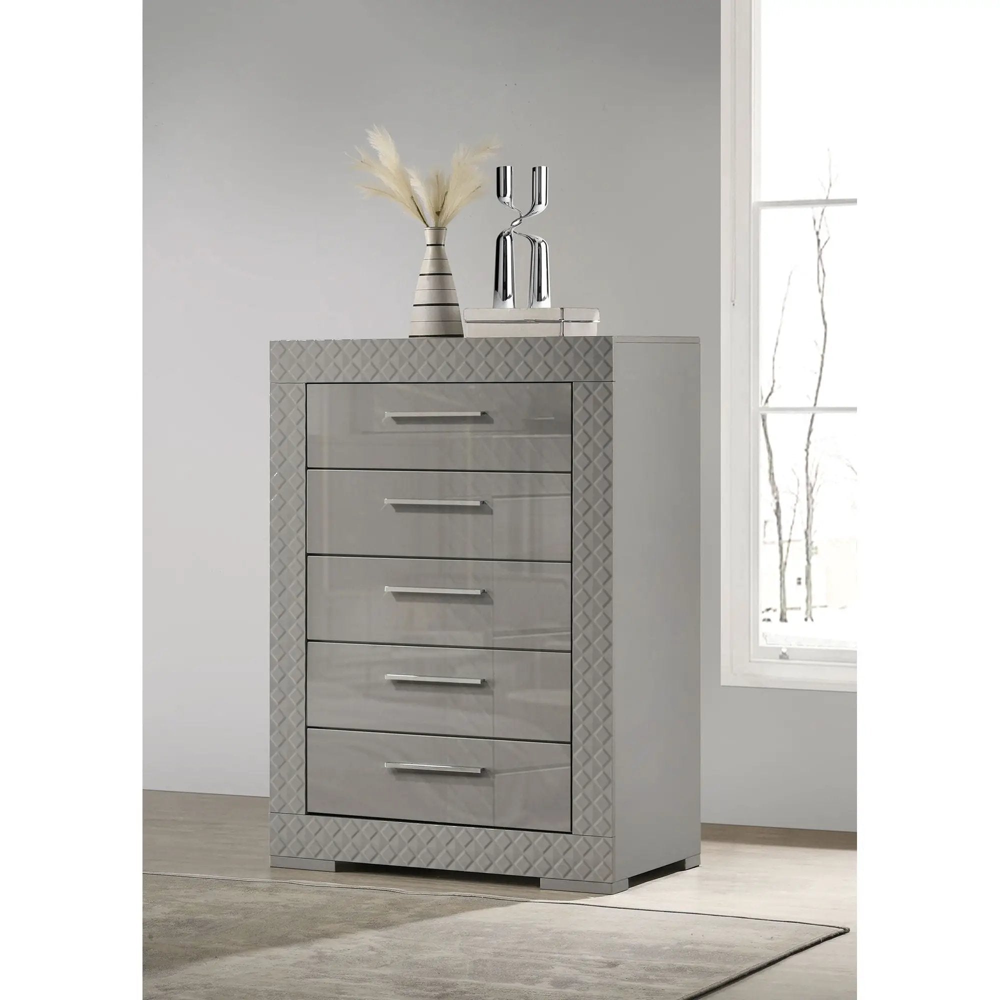 Pierce - 5 Drawer Bedroom Chest by HouseOfZazla