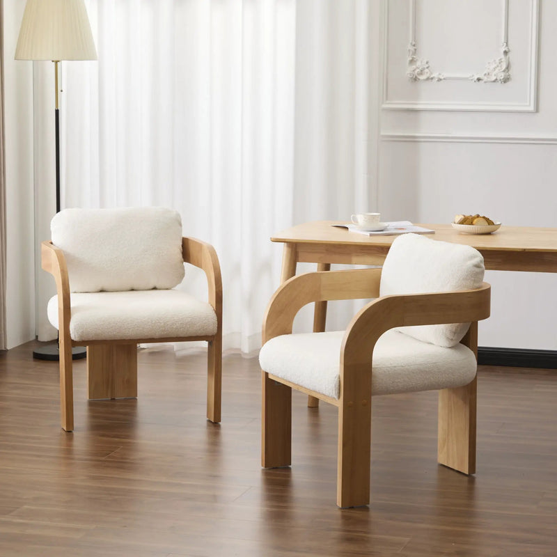 Dining Chairs With Pillow Back (Set of 2) by HouseOfZazla
