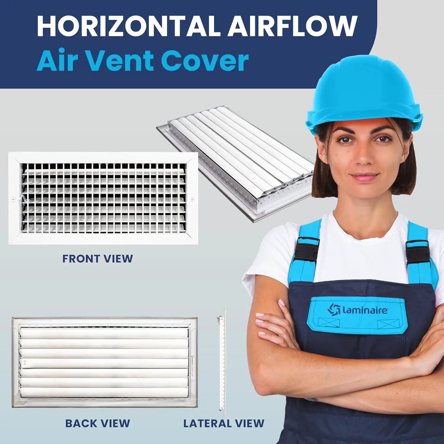AC Register Vent Cover 18X8 inch - Box of 20 by HouseOfZazla