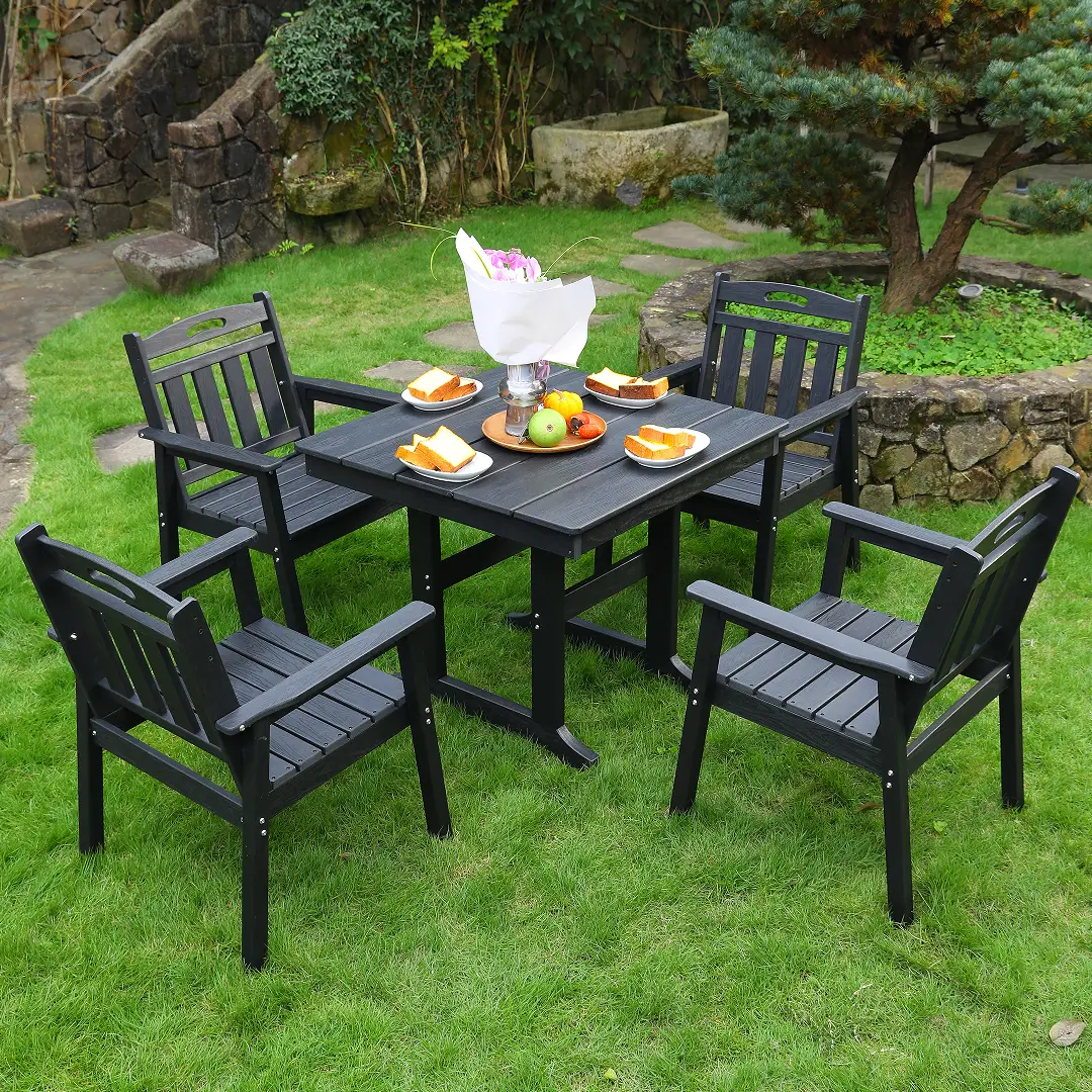 HDPE Outdoor Patio Dining Set by HouseOfZazla