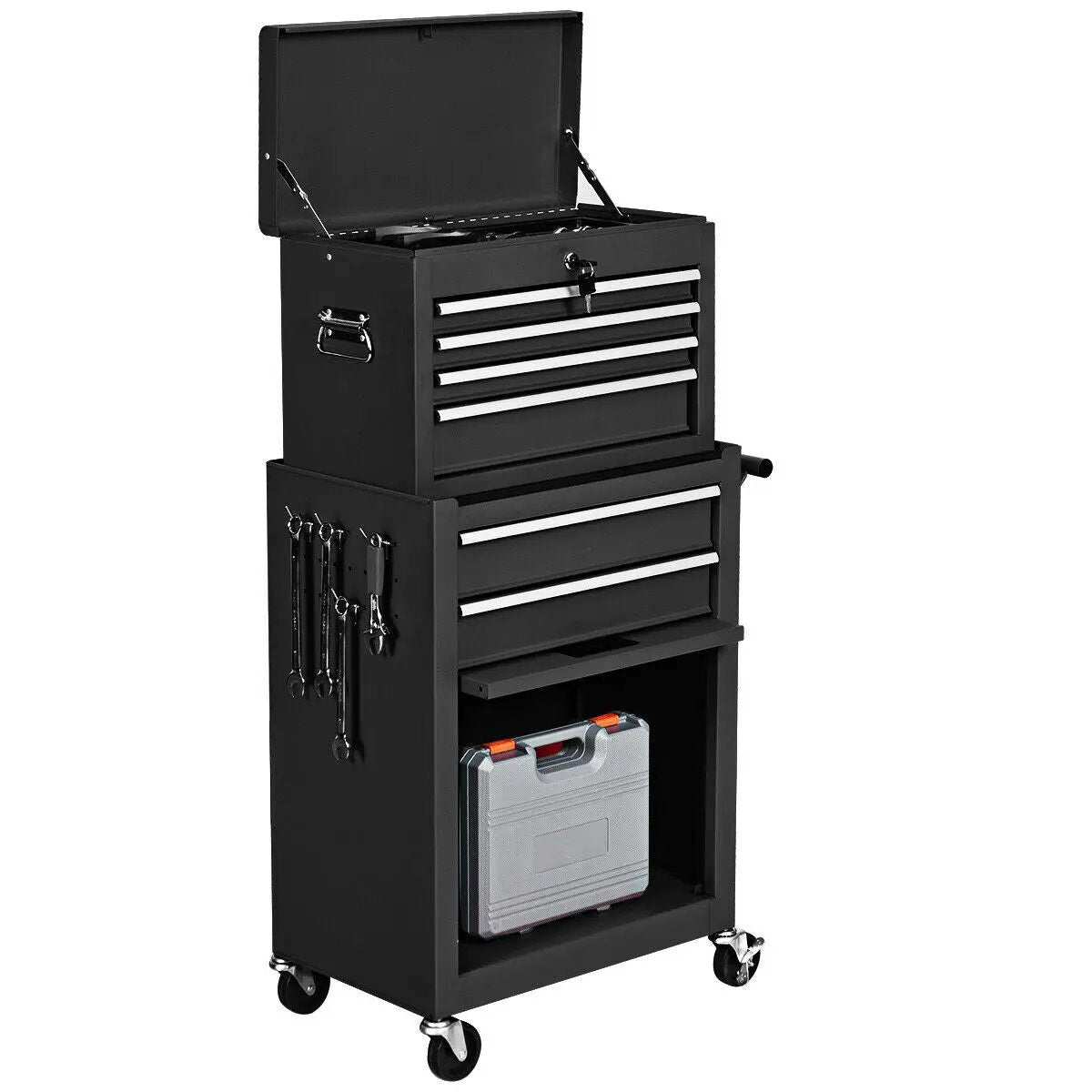 Rolling Cabinet Storage Chest Box Garage Toolbox by DirectDeals