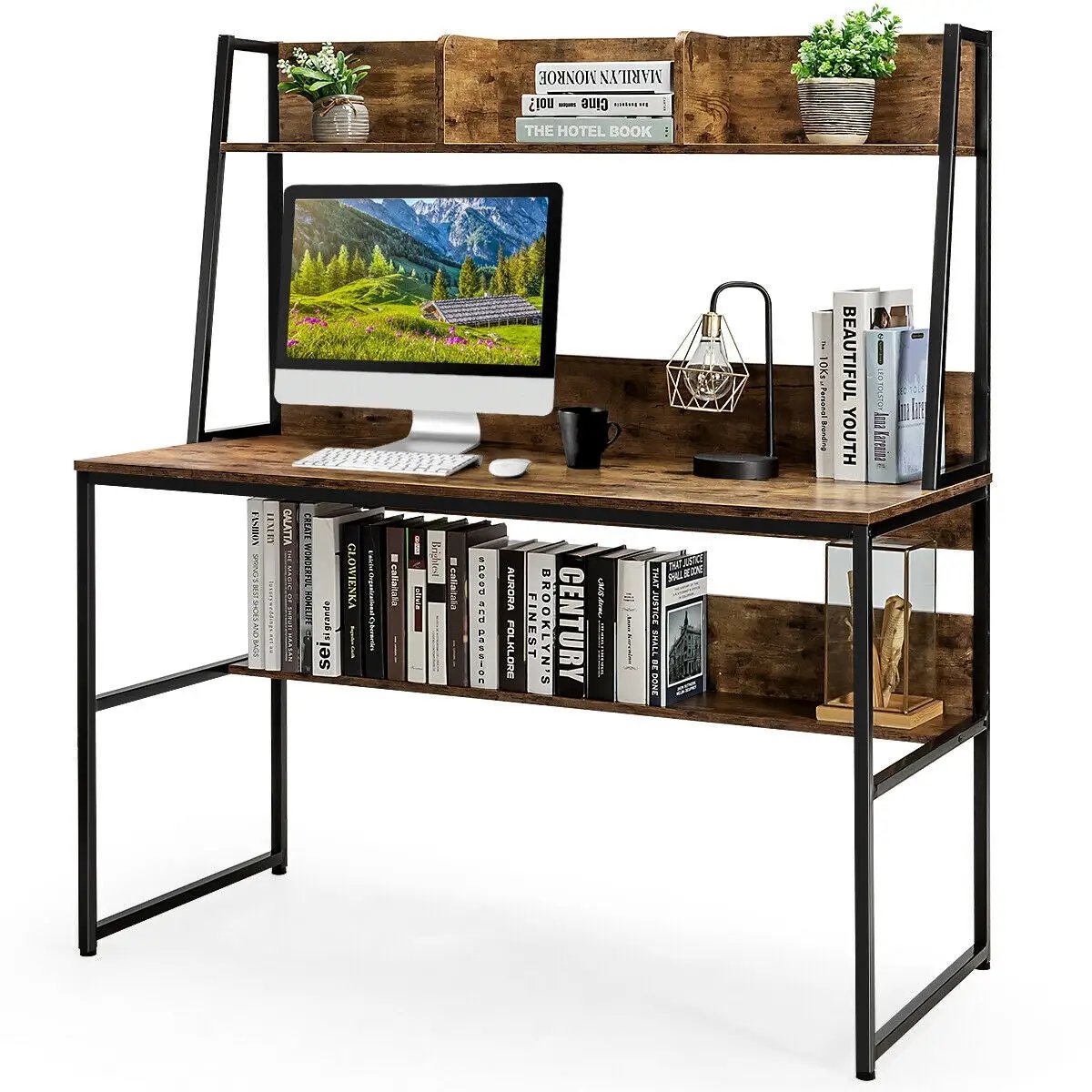 47-Inch Computer Desk Writing Study Table Workstation by DirectDeals