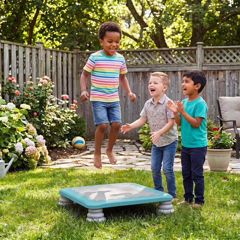 Kids Mini Trampoline 25.5 Inch with Non-Slip Foot Pads by DirectDeals