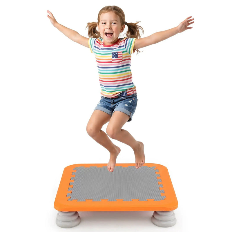 Kids Mini Trampoline 25.5 Inch with Non-Slip Foot Pads by DirectDeals