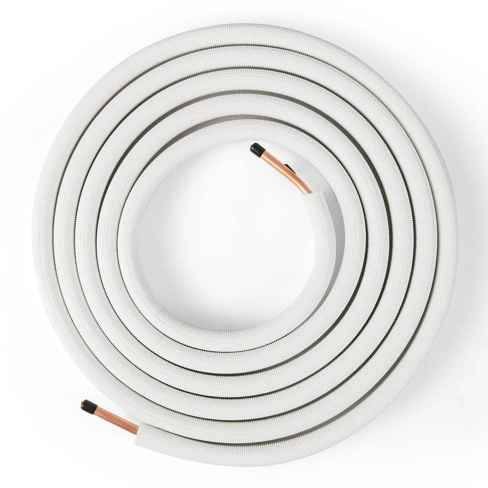 25 Feet Mini Split Line Set with 1/4 Inch and 1/2 Inch O.D. Copper Pipes Tubing by DirectDeals
