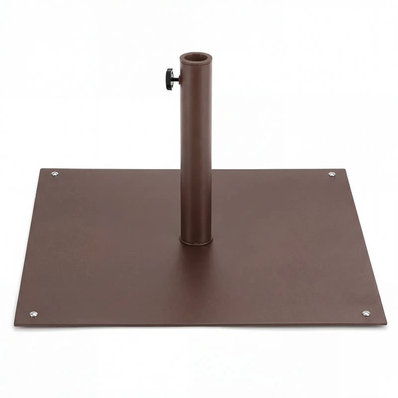 25 Inch Square Patio Umbrella Base 42 LBS Weighted by DirectDeals
