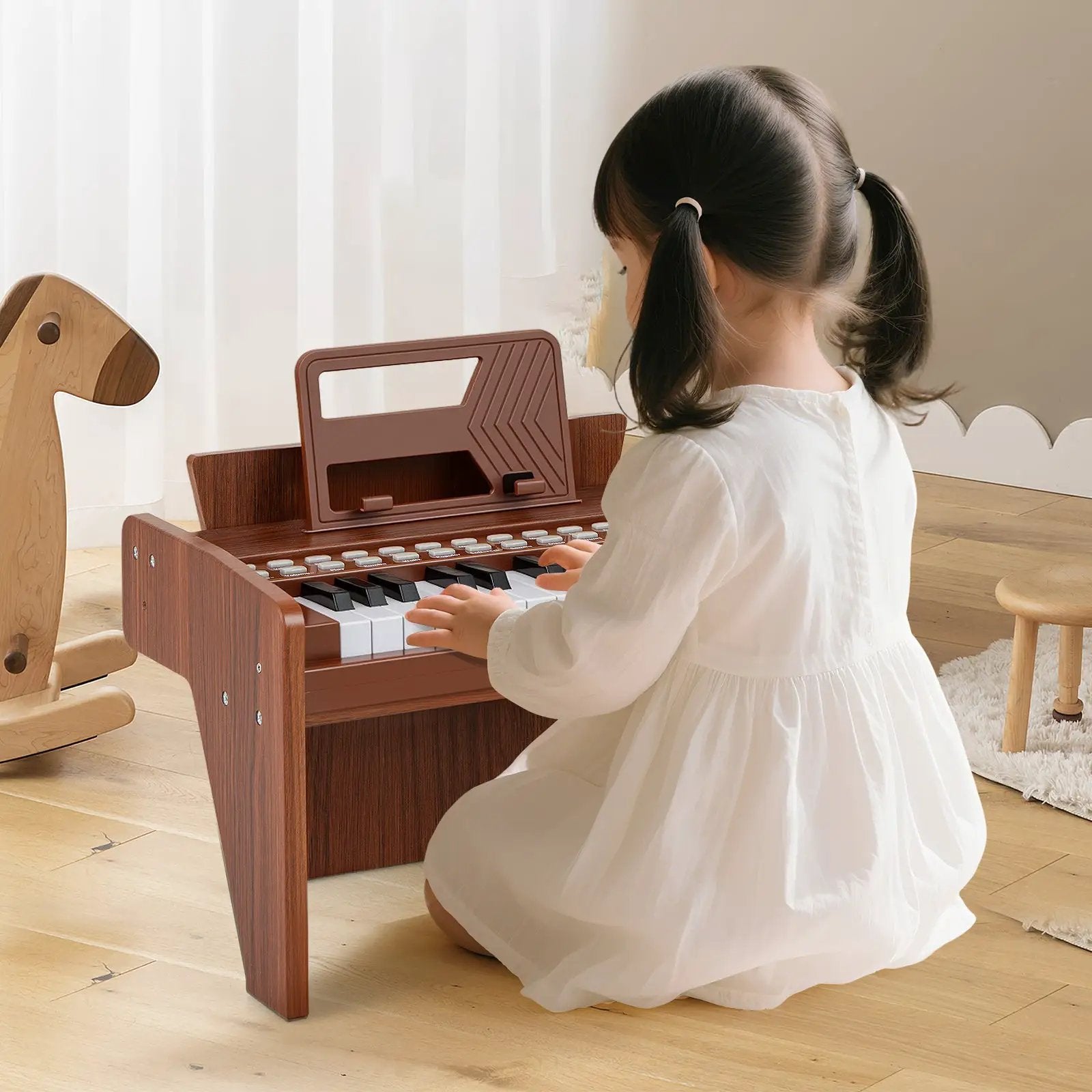 25 Keys Kids Piano Keyboard with Adjustable Speed and Volume by DirectDeals