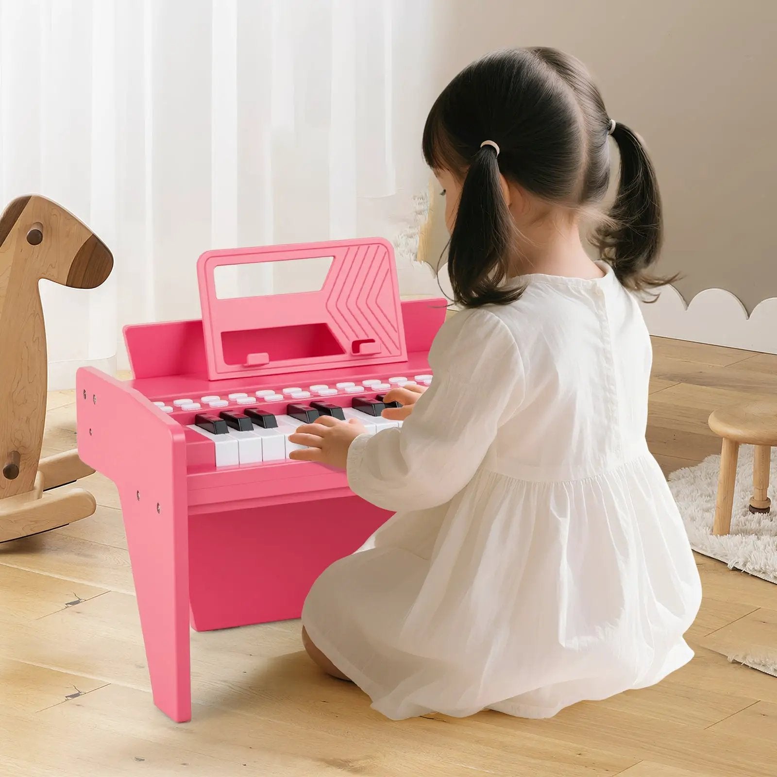 25 Keys Kids Piano Keyboard with Adjustable Speed and Volume by DirectDeals