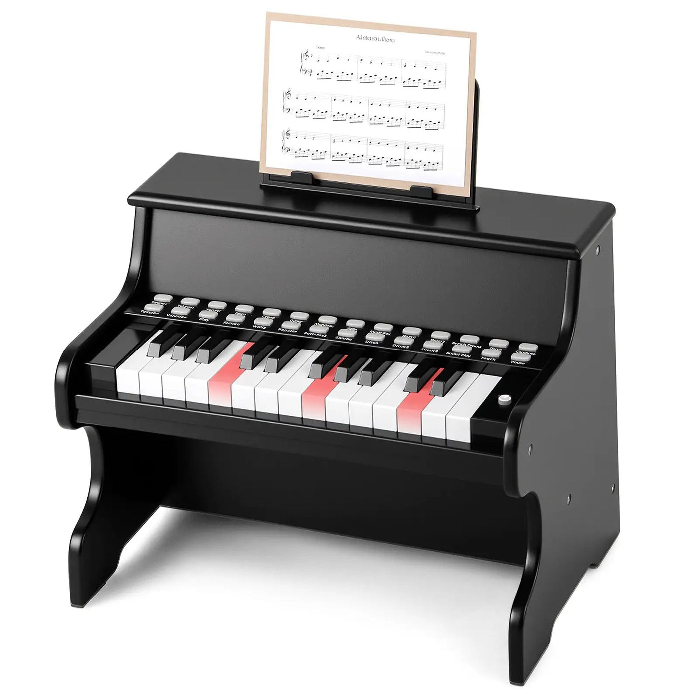25 Keys Kids Piano Keyboard with Adjustable Speed and Teaching Mode by DirectDeals