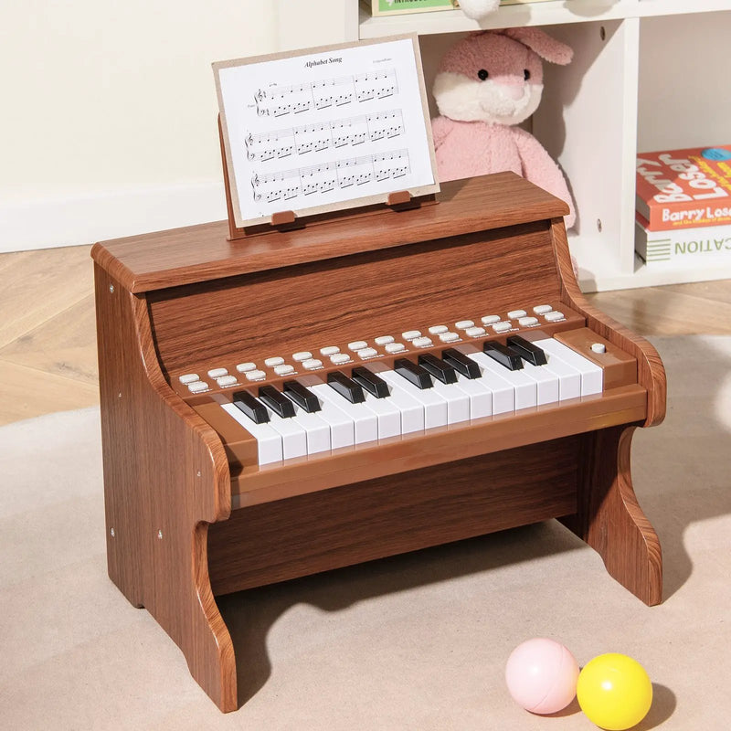 25 Keys Kids Piano Keyboard with Adjustable Speed and Teaching Mode by DirectDeals