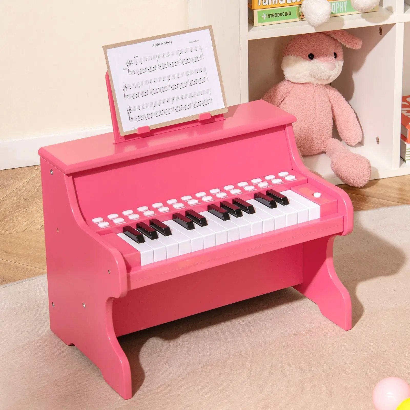 25 Keys Kids Piano Keyboard with Adjustable Speed and Teaching Mode by DirectDeals