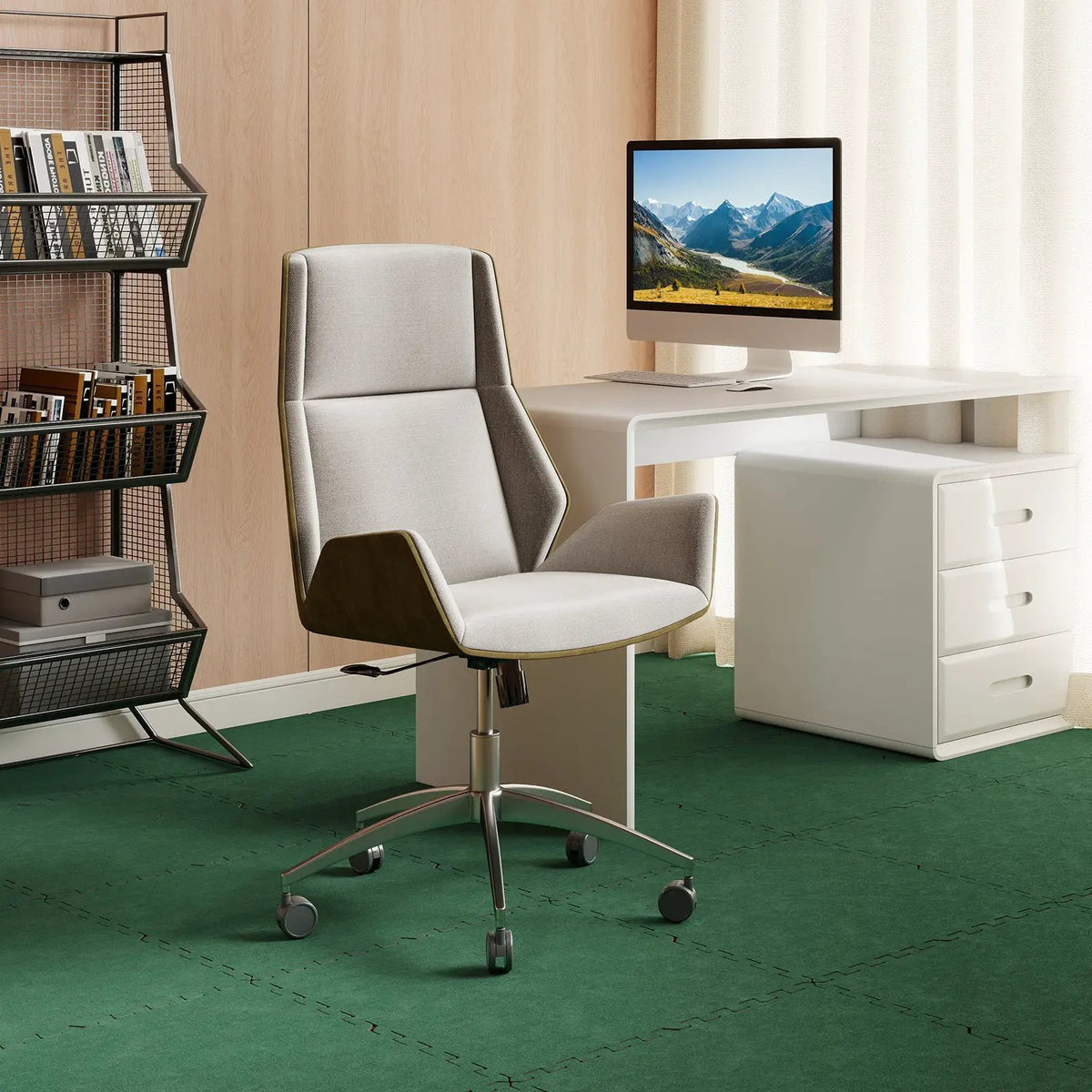 25 Pack-100 Sq.Ft. Foam Floor Tiles Interlocking Carpet Tiles with Edge Borders by DirectDeals