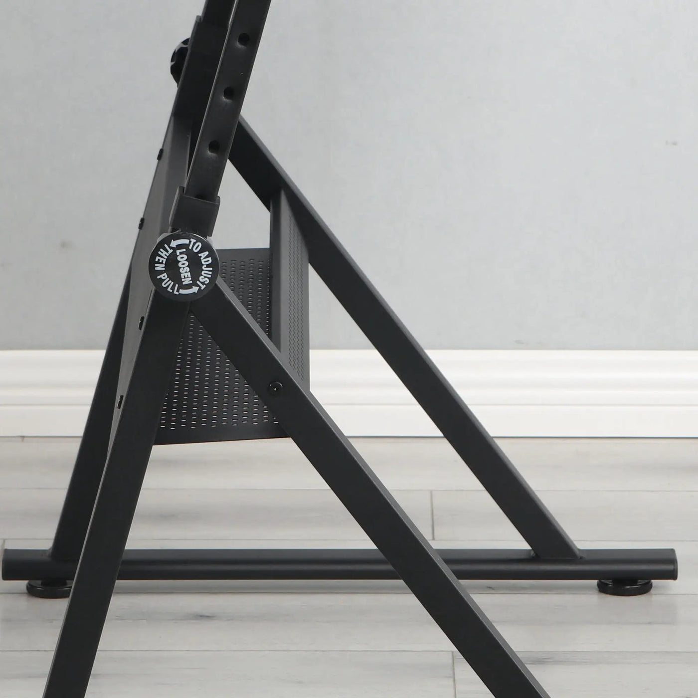 Adjustable Tempered Glass Drafting Printing Table With Chair by Unique Piece Furniture