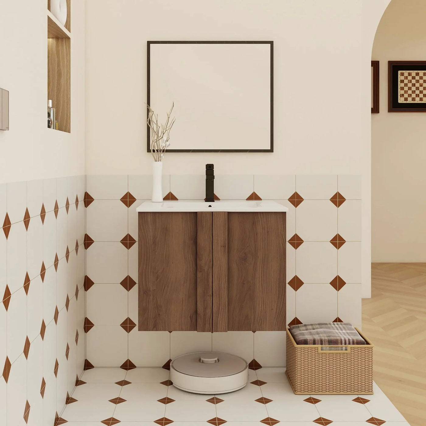Floating Bathroom Vanity With Sink Combo by HouseOfZazla