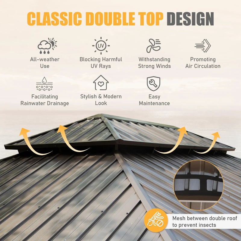 14x20FT Hardtop Gazebo by HouseOfZazla