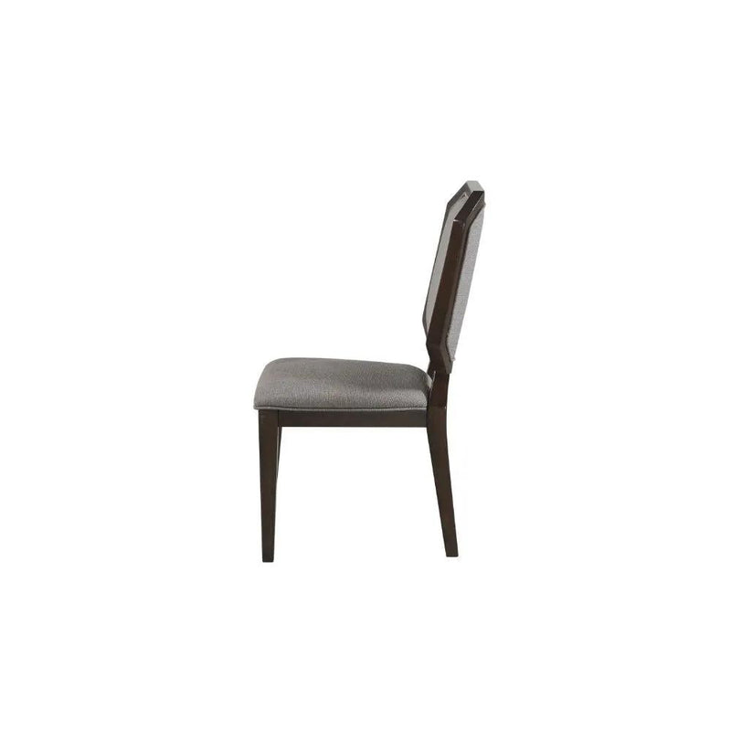 Selma - Side Chair (Set of 2) - Gray Fabric & Tobacco by Unique Piece Furniture