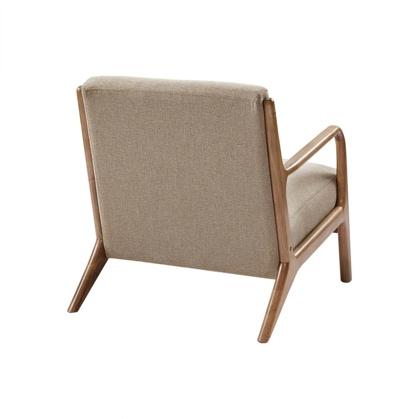Mid-Century Style Lounge Chair With Upholstered Seat by HouseOfZazla