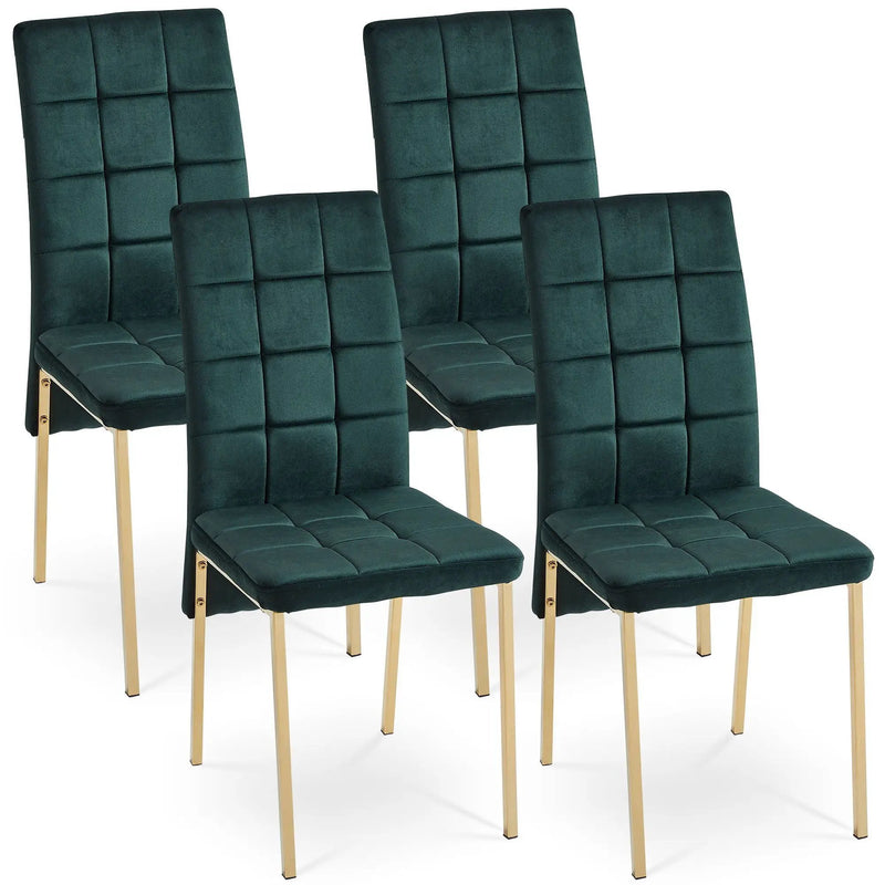 High Back Nordic Dining Chair Modern Chair With Color Legs by Unique Piece Furniture