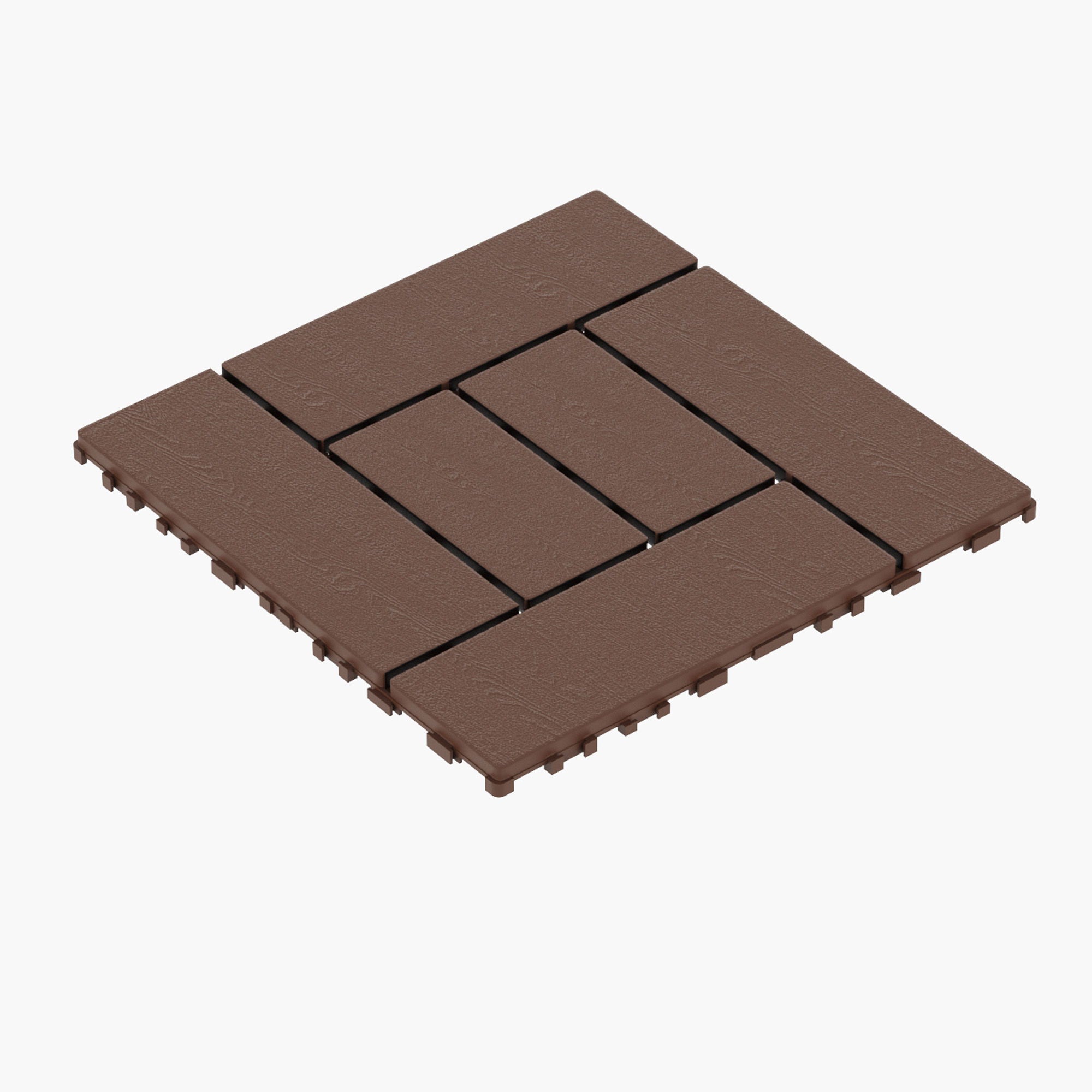 Patio Diy Module Interlocking Decking Tiles Floor, Outdoor And Indoor, Easy And Quick Installation by HouseOfZazla