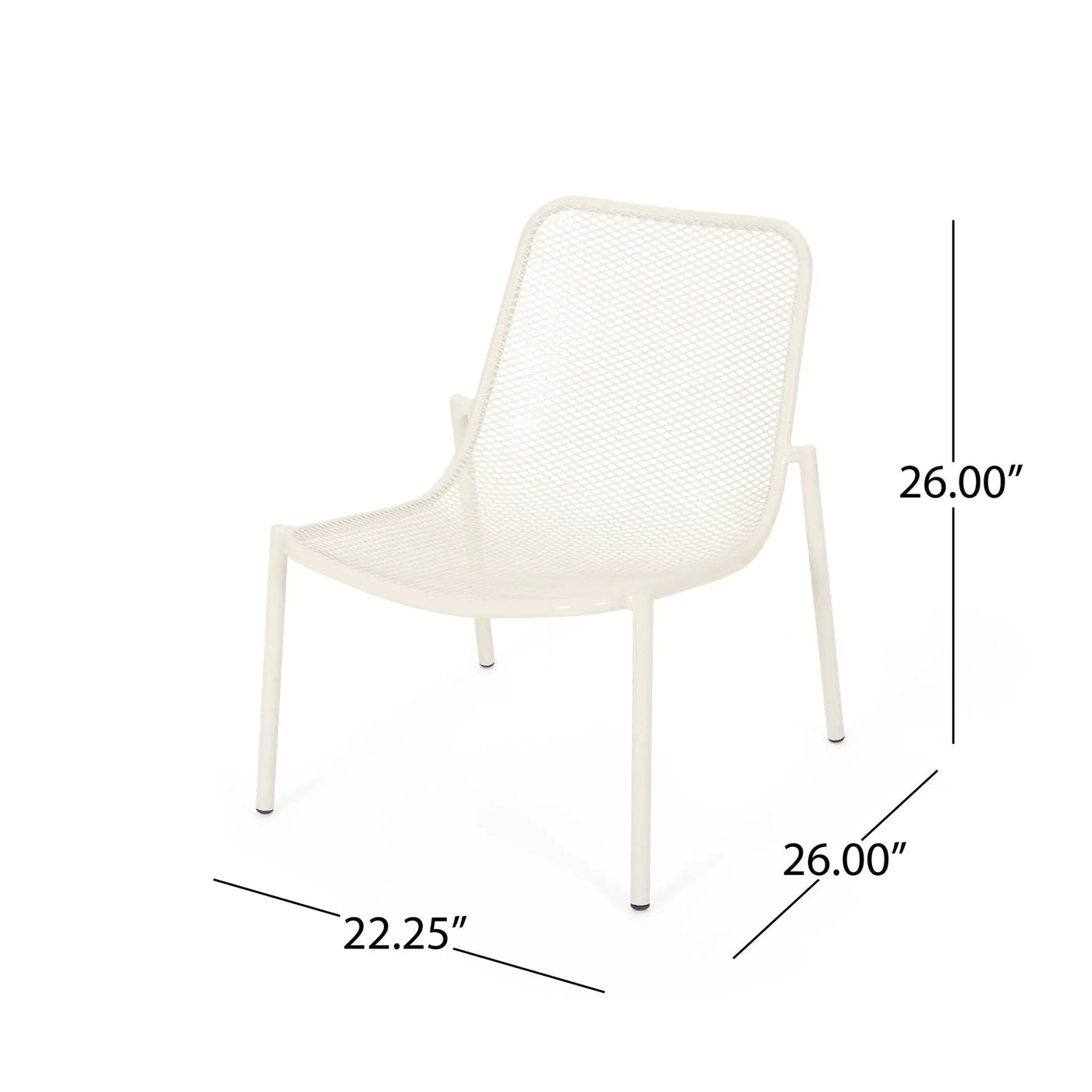 Kincaid Stackable Iron Chair by HouseOfZazla