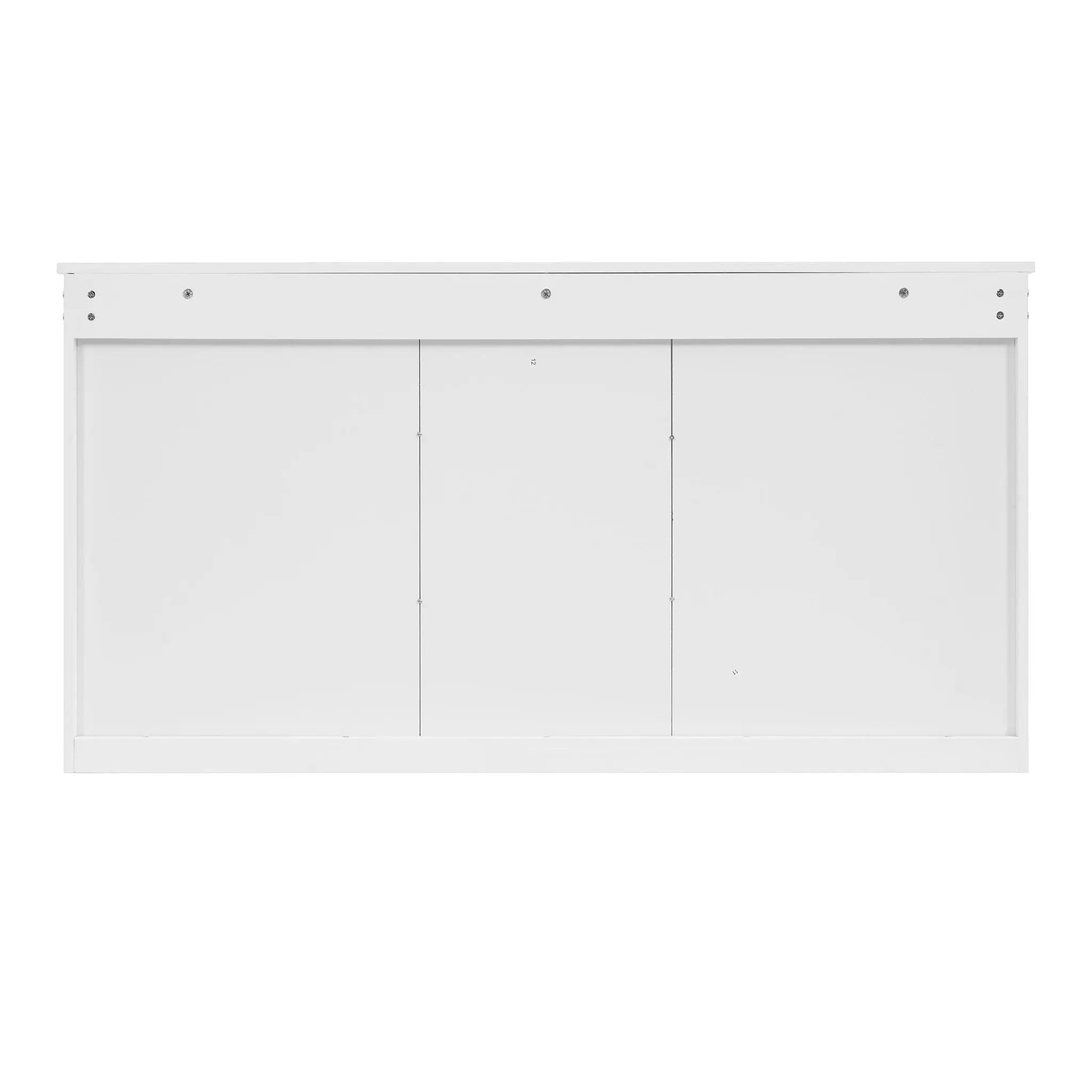 Modern Wall-Mount 2 In 1 Mirror Cabinet With Adjustable Shelves, Soft-Closing Hinges by HouseOfZazla