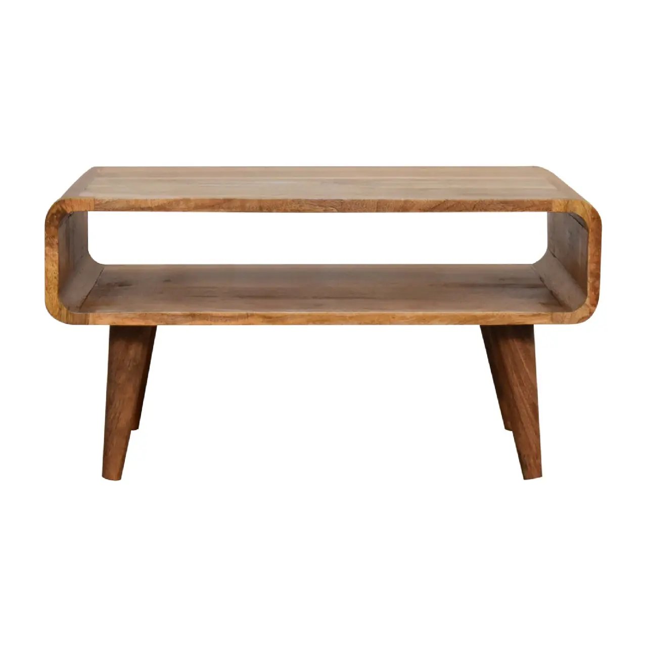 Solid Wood Media Unit, Open Slot, Oak-ish by HouseOfZazla