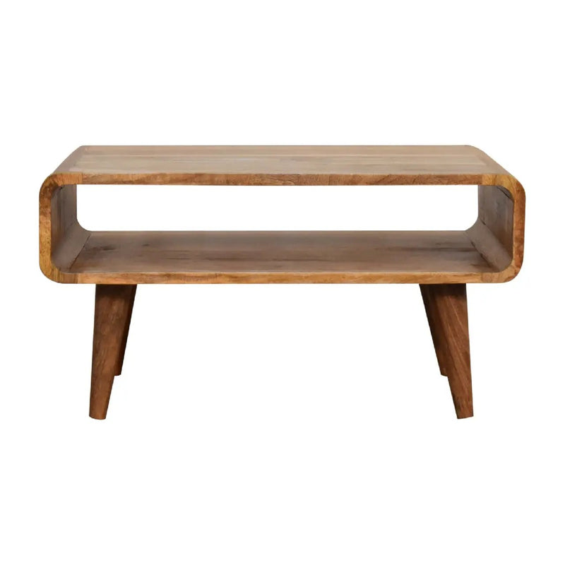 Solid Wood Media Unit, Open Slot, Oak-ish by HouseOfZazla