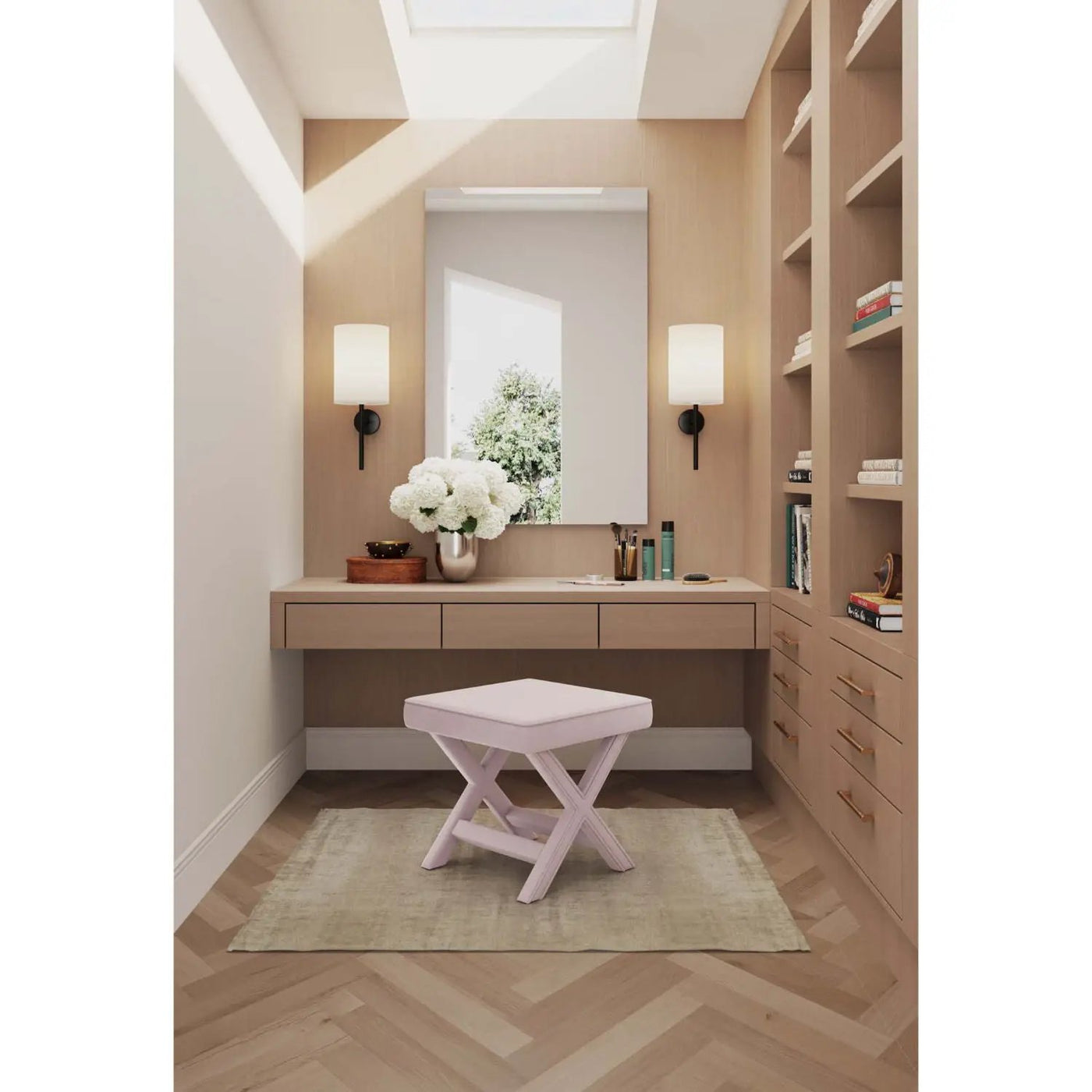 Abigail - Accent Bench With Piped Cushion by HouseOfZazla