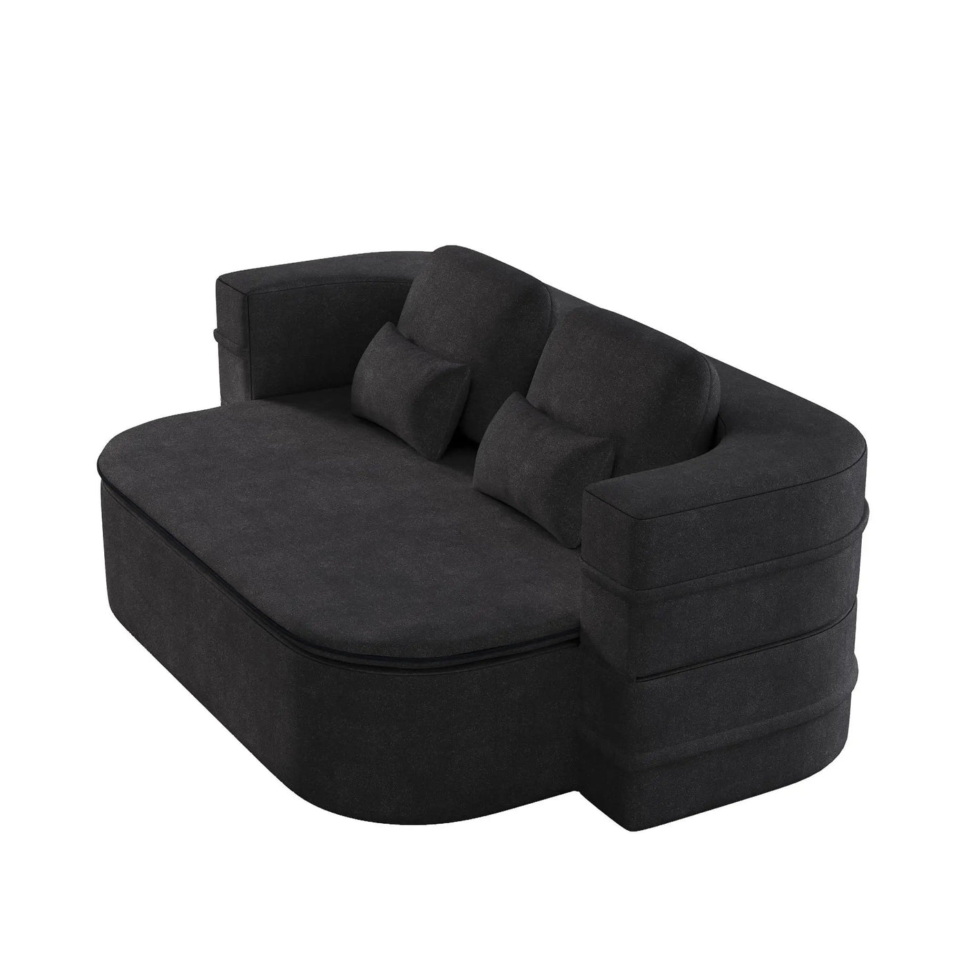 2 In 1 Foldable Sofa Bed With Multi Functional Blanket, Floor Lounge Sofa by HouseOfZazla