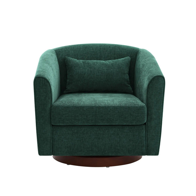 Swivel Accent Chair For Living Room, Sofa Chairs With Base Side For Living Room by Unique Piece Furniture