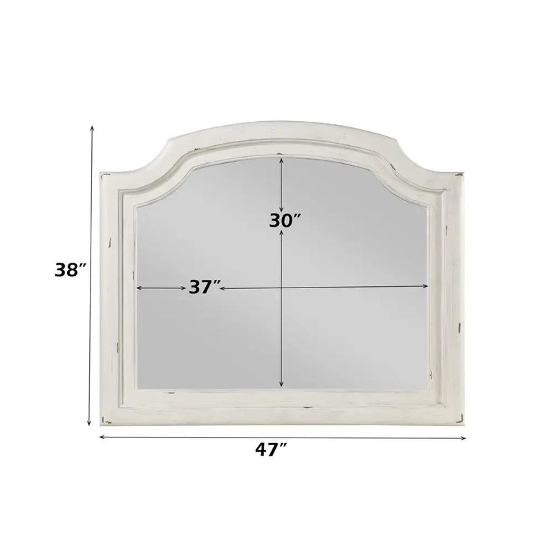 Jaqueline - Mirror - Antique White by Unique Piece Furniture