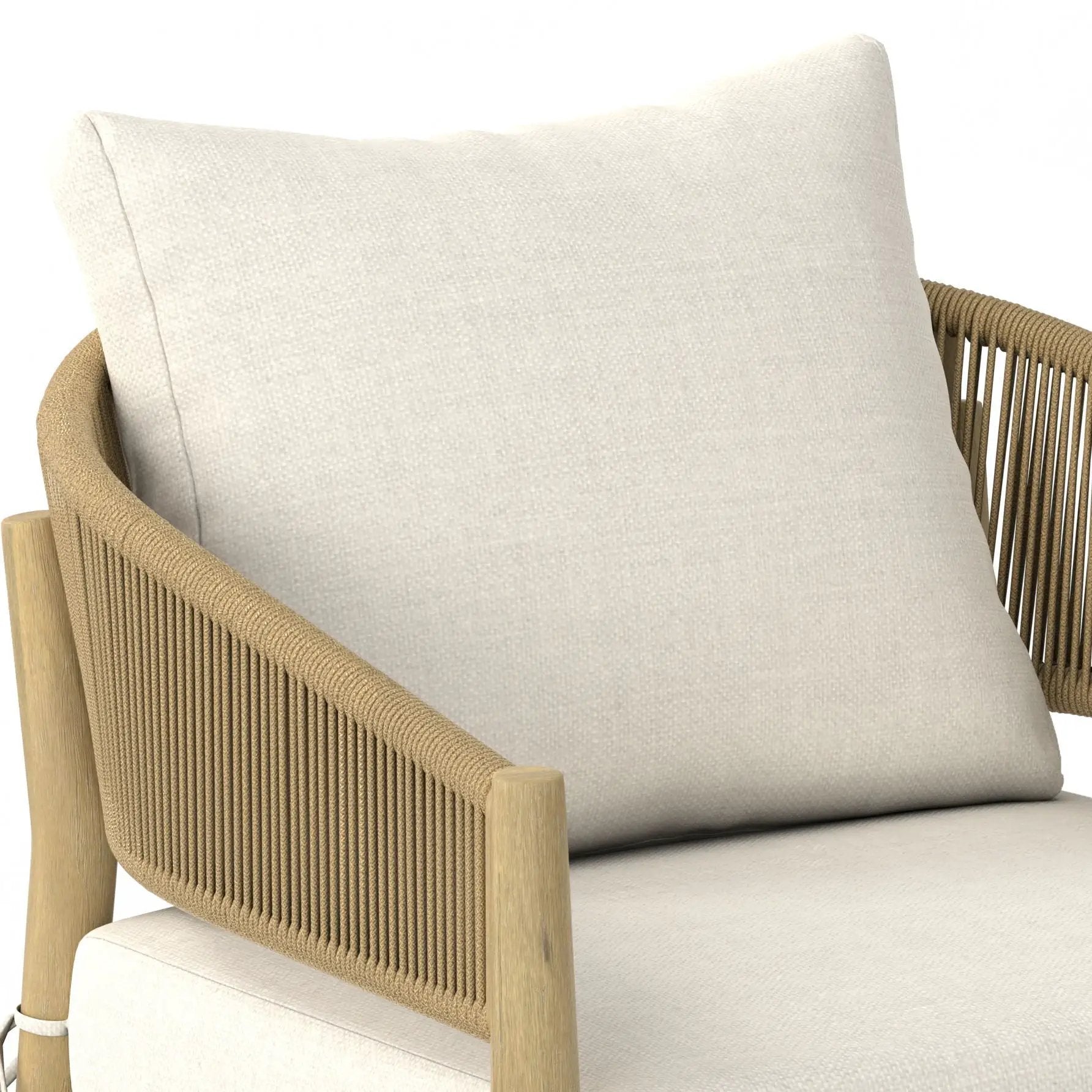 Bayshore - Outdoor Conversation Chair (Set of 2) - Natural by HouseOfZazla