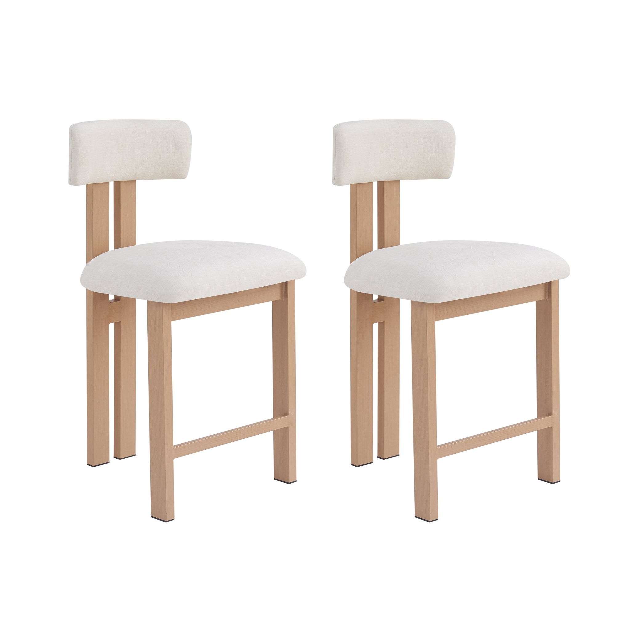 26.5'' Stylish Round Stools with Low Back by HouseOfZazla