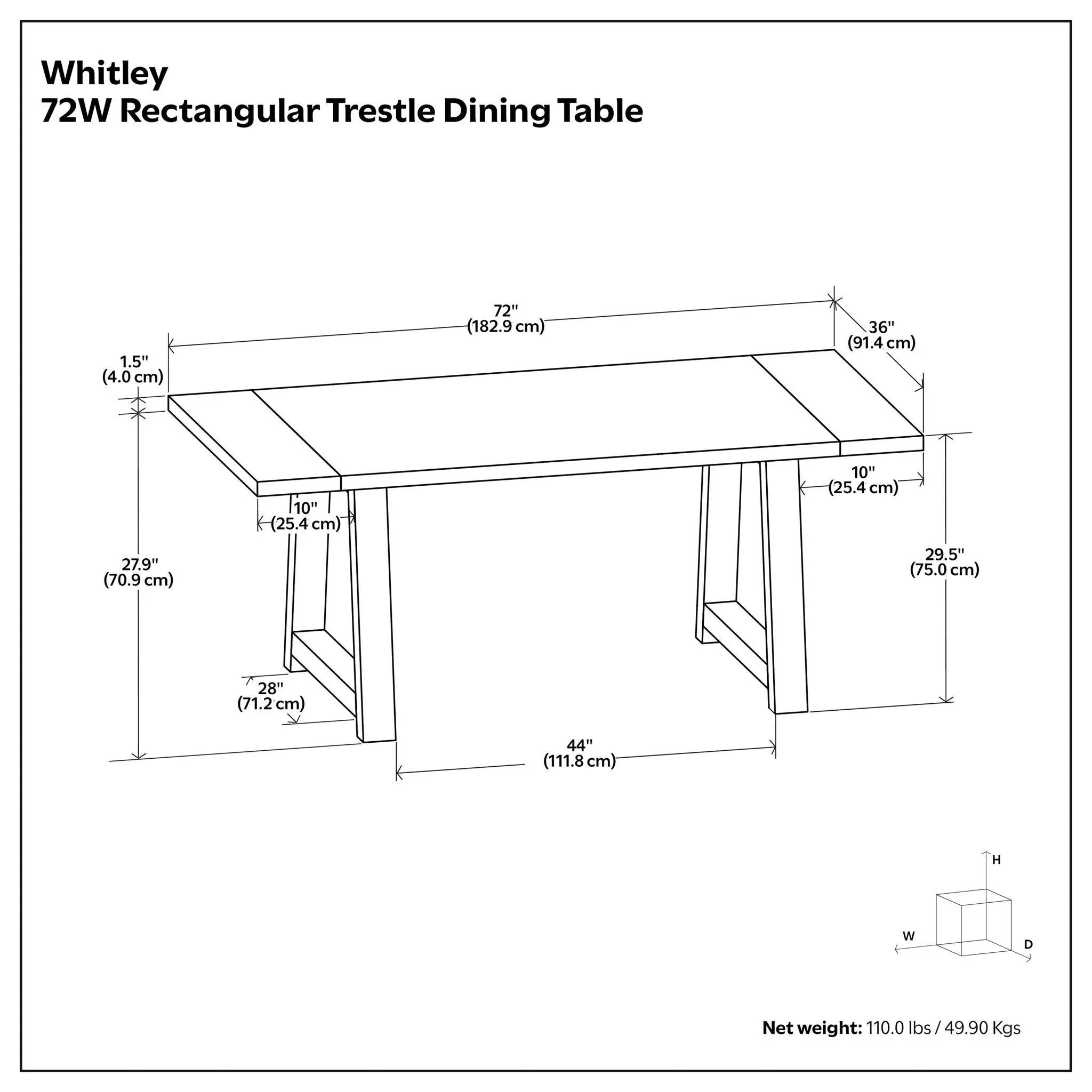 Whitley - Dining Table by Unique Piece Furniture