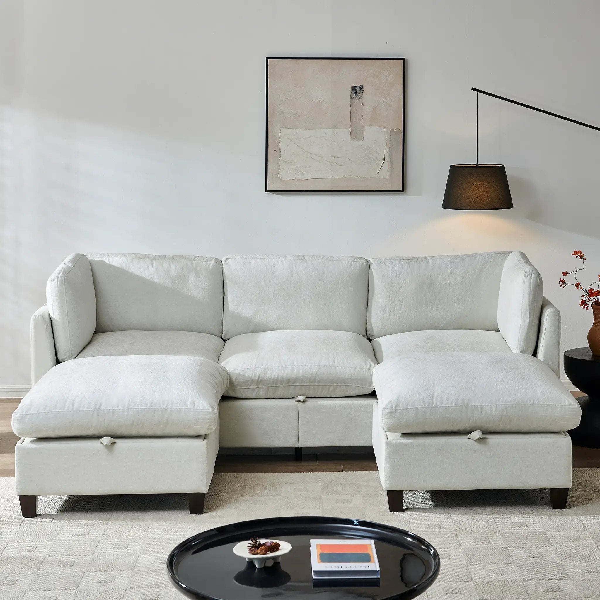 96.5" Sectional Couch for Living Room by HouseOfZazla