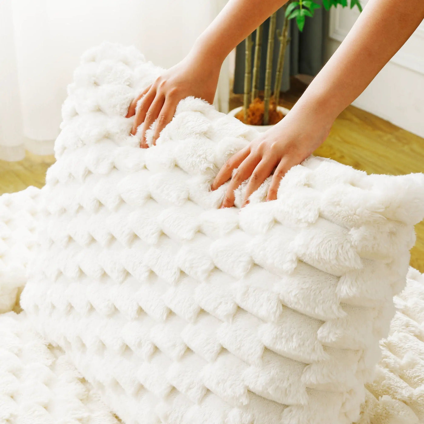 Double Chaise Lounge With Full Compressed Sponge by HouseOfZazla