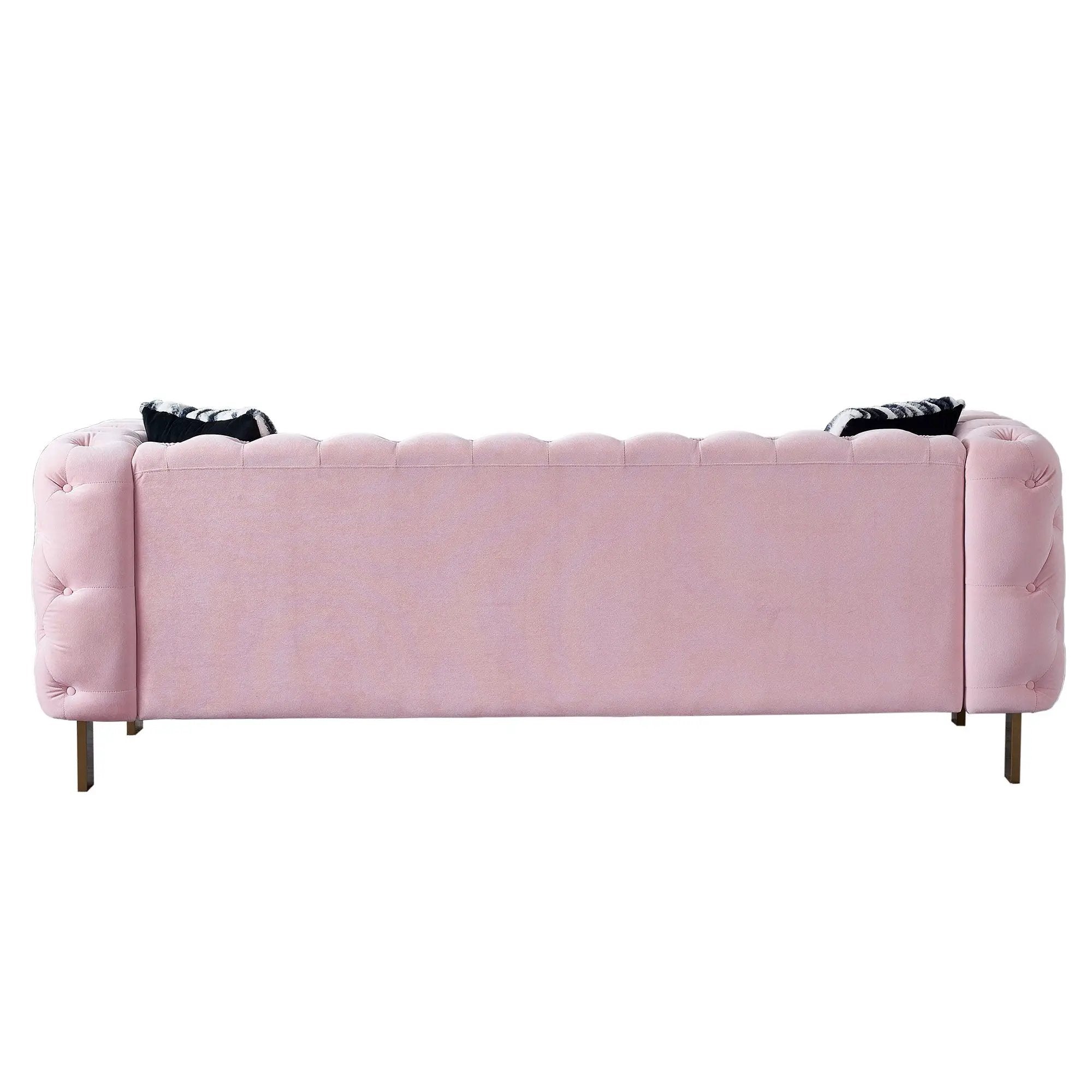 Chesterfield - Modern Tufted Living Room Sofa, 84.25''W Couch by Unique Piece Furniture