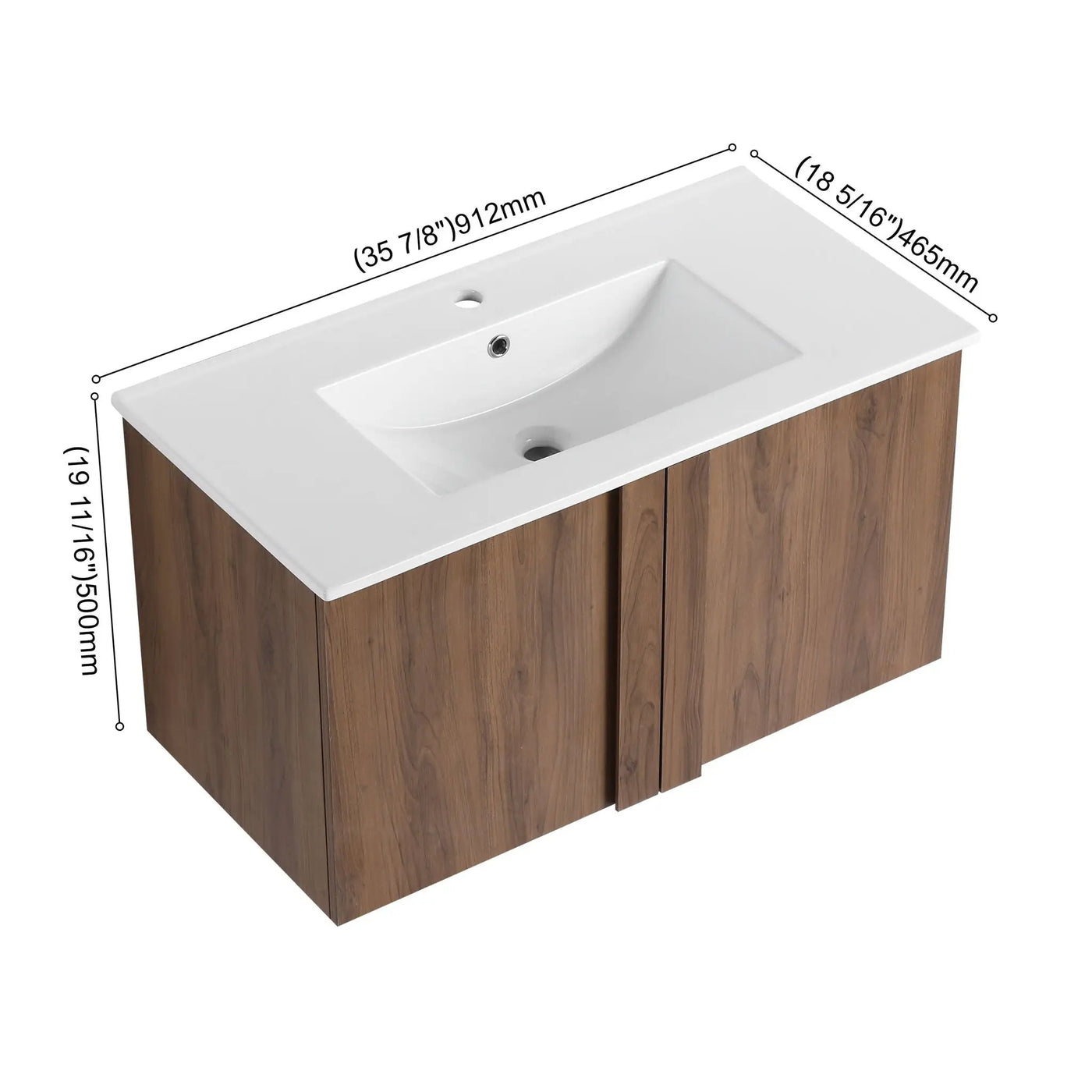 Floating Bathroom Vanity With Sink Combo by HouseOfZazla