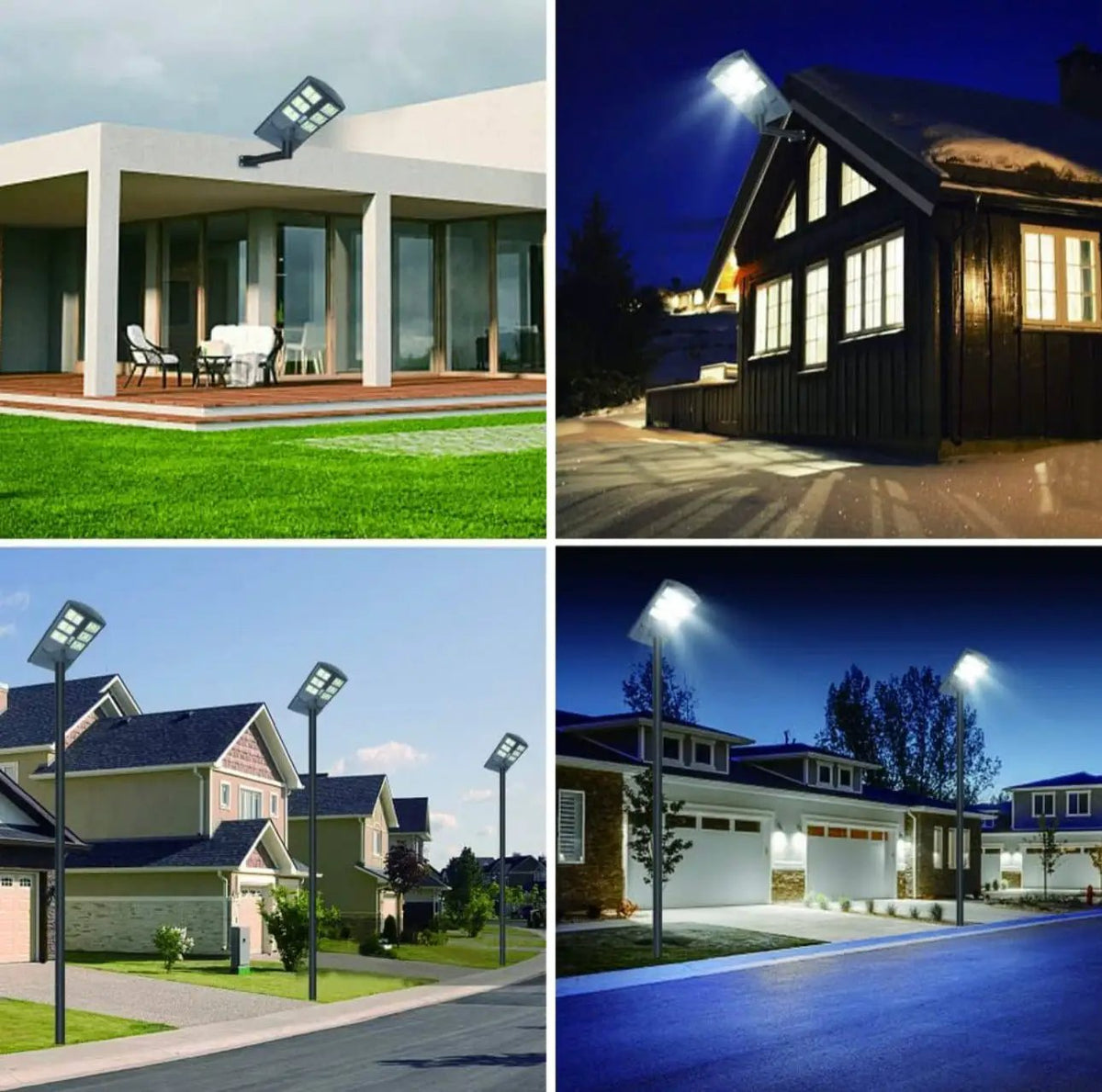 2600W Solar Street Lights Outdoor,Solar Security Flood Lights 42000lumens 6500K Dusk to Dawn Without Motion Sensor IP66 Waterproof for Parking Lot,Stadium,Garden,Yard,Basketball by Outdoor Solar Outlet
