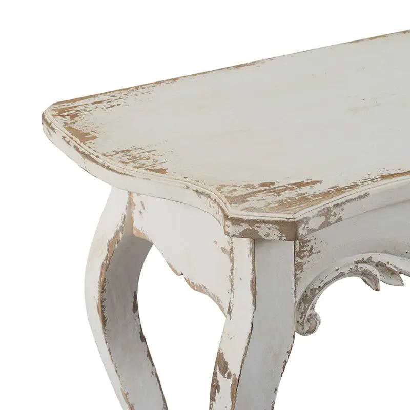 Slimline wash Console Table, For Hallway Living Room Bedroom - White Washed by HouseOfZazla